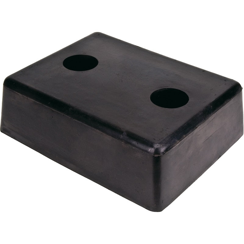 Dock Bumper-Molded Rubber 13"W X 4"D X 10"H, Black - KH005