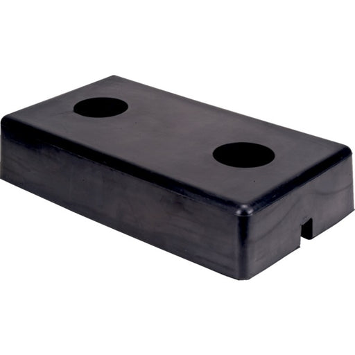 Dock Bumper-Molded Rubber 18"W X 4"D X 10"H Black - KH009