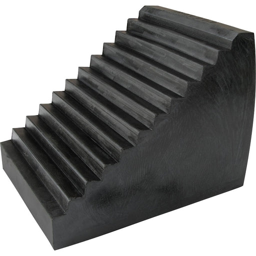Wheel Chock-Rubber, 9-1/2"D X 6-1/2"W X 7-1/2"H - KH032