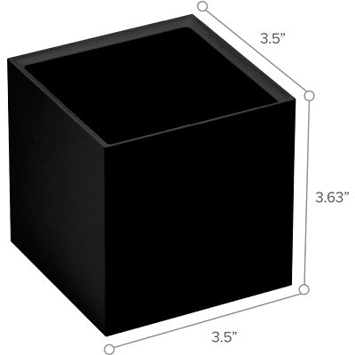 Pencil Cup-Konnect Large Stackable, Black - KT2-TLCUP-BLK