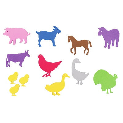 Stamp-Farm Animals, Giant Stampers 10/Set - LADCE6739