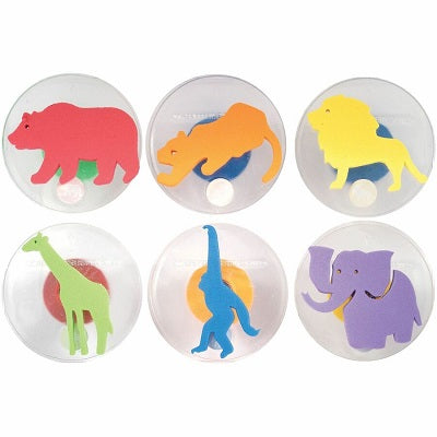 Stamp-Wild Animals, Giant Stampers 6/Set - LADCE6769