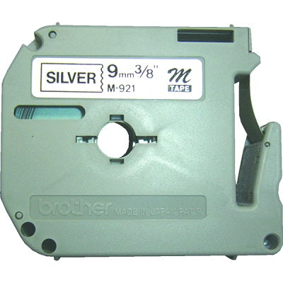 Tape-P-Touch M Series, 9Mm Black On Silver - M921