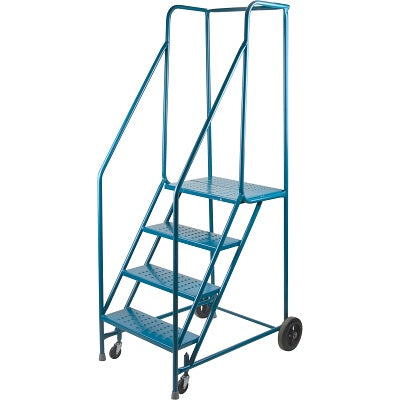 Rolling Ladder-4 Step With Handrails - MA614