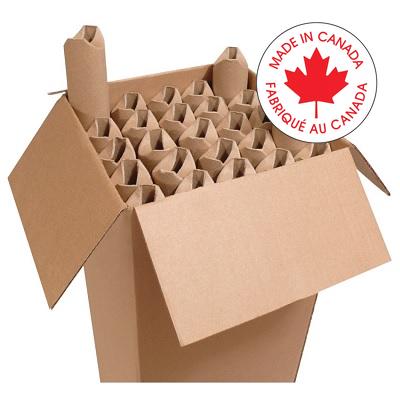 Mailing Tube-Crimped Ends, 2" X 18", Kraft - MAITBC218