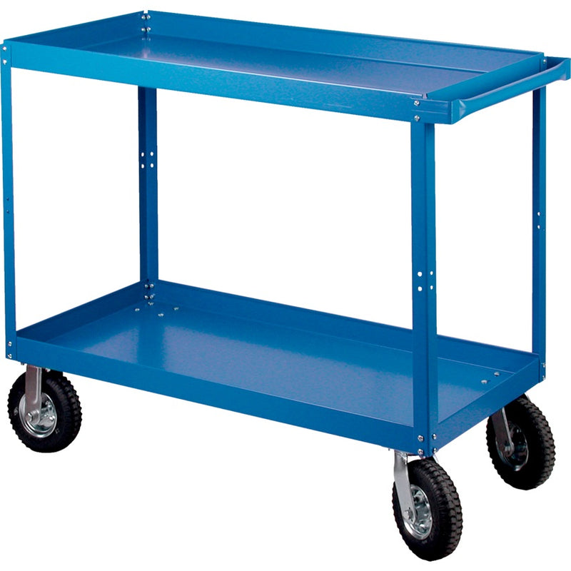 Cart-2 Tier Shelf Cart 24"X40"X48" 900Lb. Cap - MB489