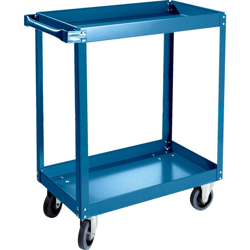 Cart-2 Tier Shelf Cart 18"X36"X30" 900Lb. Cap Rubber Caster - MB492