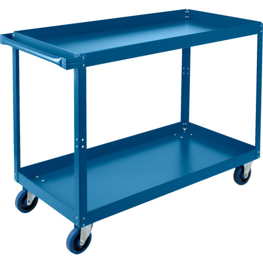 Cart-2 Tier Shelf Cart 24"X36"X48" 900Lb. Cap Rubber Caster - MB494