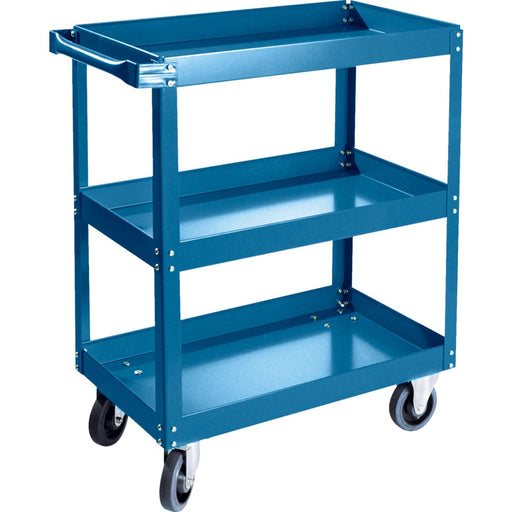 Cart-3 Tier Shelf Cart 18"X36"X30" 900Lb. Cap Rubber Caster - MB495