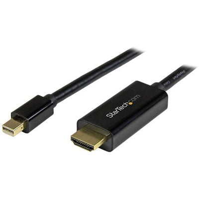 Cable-Startech, Mini Displayport To Hdmi, 6Ft Black - MDP2HDMM2MB