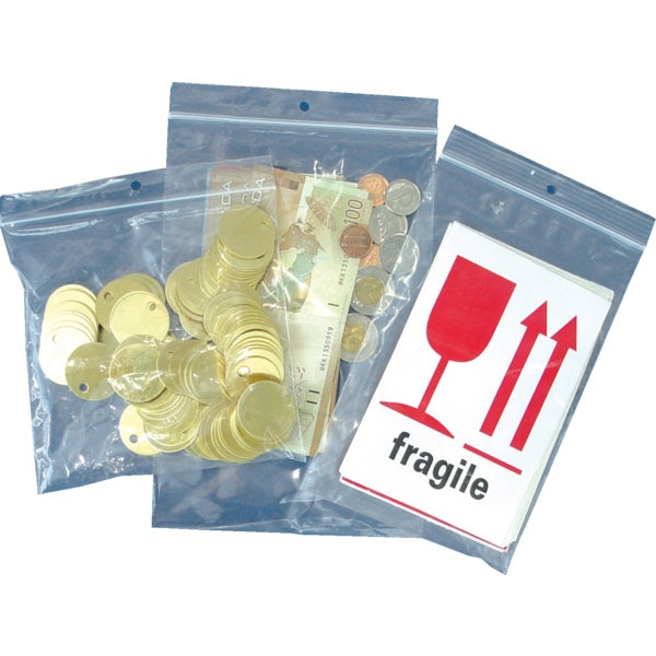 Bags-Reclosable Poly, 4X6, 2Mil, Clear 1000/Bx - MG46