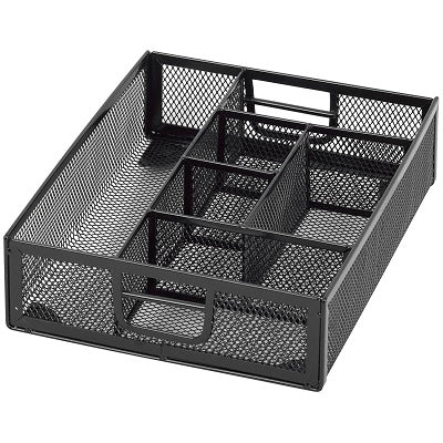 Drawer Organizer-Mesh Organizer, Black - MIL11984-CA