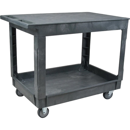 Cart-Utility, 2 Shelf Flat Top, 500Lb Cap Black - ML620