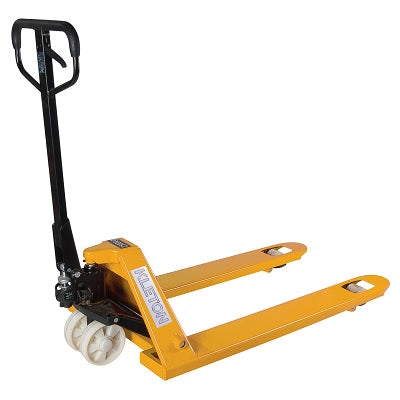 Pallet Truck-Hydraulic 27" X 48" With Nylon Wheels, Yellow - ML972