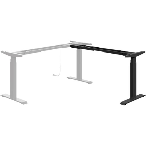 Table Base-Newland Height Adjustable Quick Assembly, Return - MLIR30R BLK