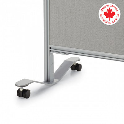Panel Accessory-Otg Single Caster Foot Kit, Tungsten - MLSCFKP TN