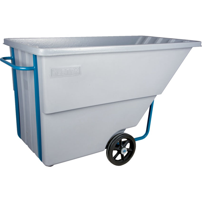 Garbage Tilt Truck-Kleton, 1250Lb Cap, Grey - MN982