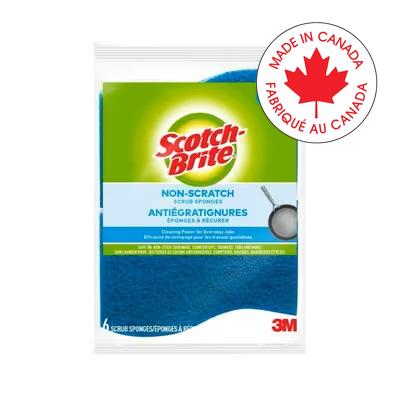 Sponges-Scotch-Brite Non-Scratch Scrubbing,6/Pack - MP-6-8-CA