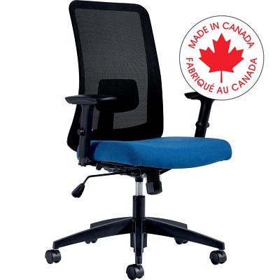 Chair-Adapt Synchro-Tilter High Back, Cobalt - MVL11724 FU83 BLK CX