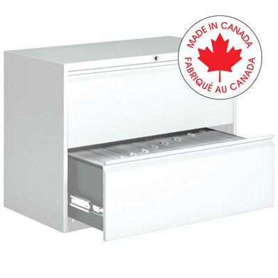 File Cabinet-Lateral Otg, 2 Drawer, Designer White - MVL1936P2-DWT