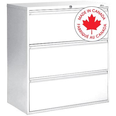 File Cabinet-Lateral Otg, 3 Drawer, Designer White - MVL1936P3-DWT