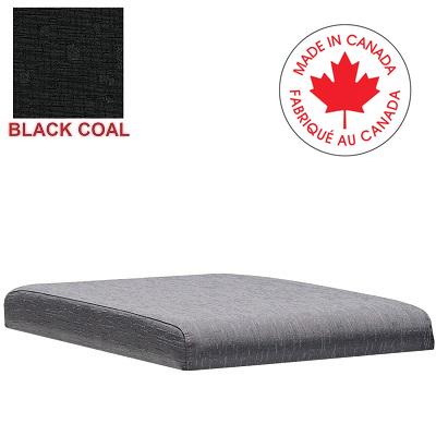 File Pedestial Cushion-23"D Otg Urban Fabric, Black Coal - MVL23C UR22