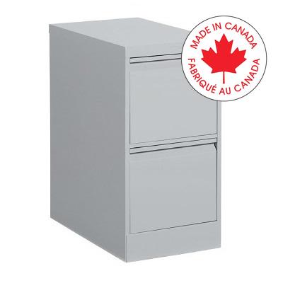 File Cabinet-Vertical Otg Letter 2 Drawer Grey - MVL25201-GRY