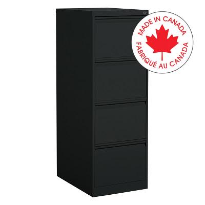 File Cabinet-Vertical Otg Legal 4 Drawer Black - MVL25451-BLK