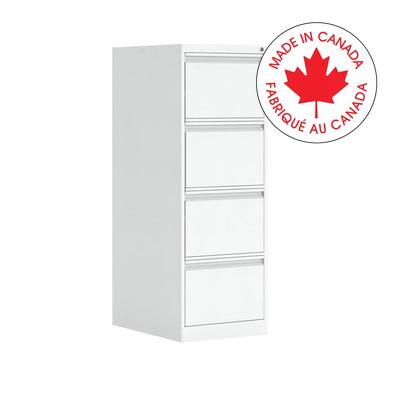 File Cabinet-Vertical Otg Legal 4 Drawer Designer White - MVL25451-DWT