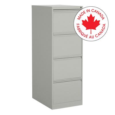 File Cabinet-Vertical Otg Legal 4 Drawer Grey - MVL25451-GRY