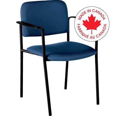 Chair-Stacking Minto With Arms, Jenny Admiral - MVL2747 JN08 BLK
