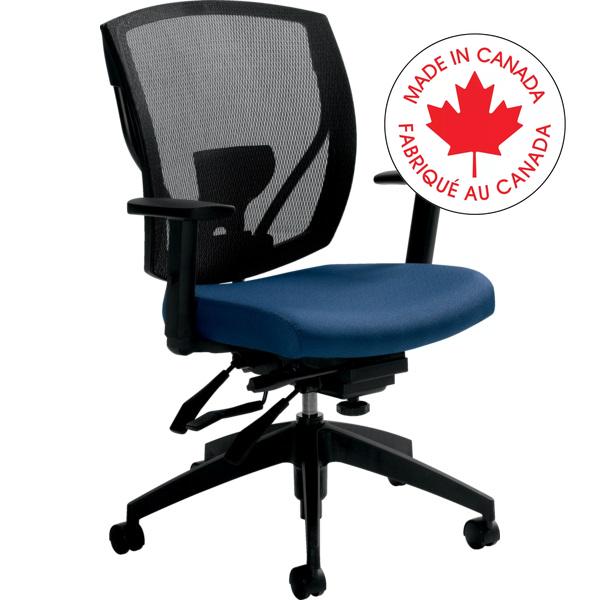 Chair-Multi-Tilter Ibex Mesh Back, Jenny Admiral - MVL2803 JN08 BLK BK CX ST