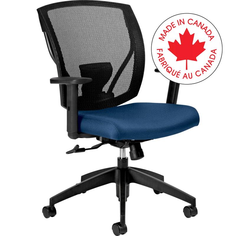 Chair-Tilter, Ibex Mesh Medium Back, Jenny Admiral - MVL2804 JN08 BLK BK CX ST