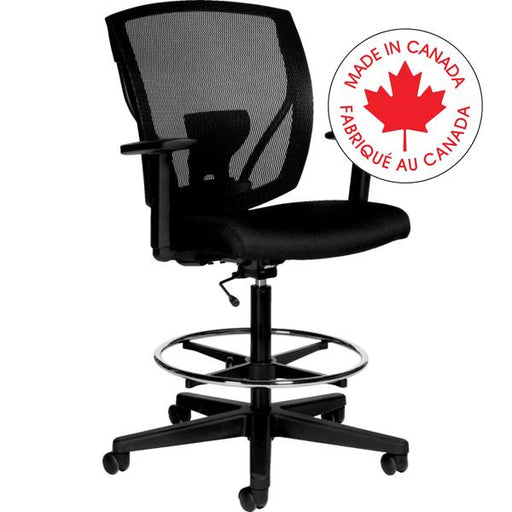 Chair-Drafting/Task Ibex Mesh Back, Jenny Black - MVL2808 JN02 BLK