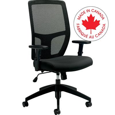 Chair-Synchro Tilter Format High Mesh Back, Echo - MVL3191 TC74 BLK GL
