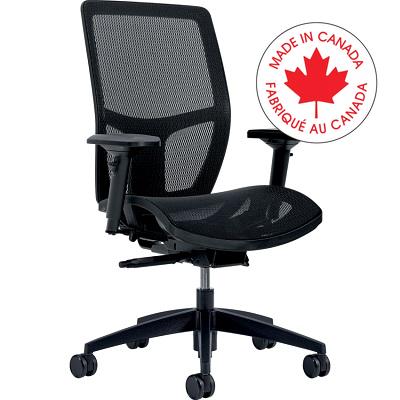 Chair-Synchro Tilter Format+ Mesh Back, Black - MVL3197 BLK G5 B7 CX