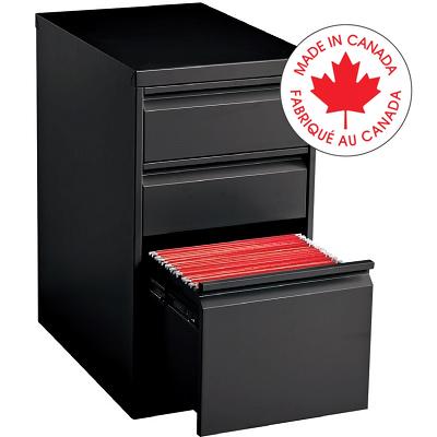 File Pedestal-Otg, Box/Box/File, Black - MVLW23BBF-BLK