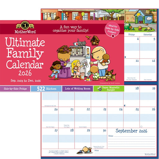 Calendar-Magnetic Month 9-1/2X15 Motherword  English 2025 - MWMKT1-28