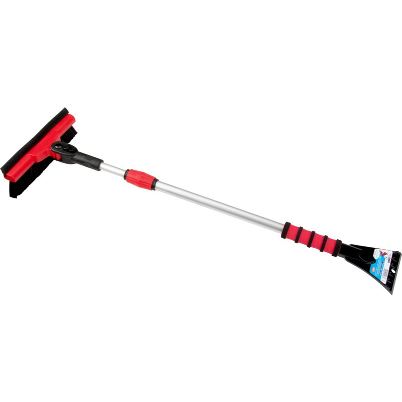 Snow Brush-35" Long, Telescopic, Red/Black - NJ144