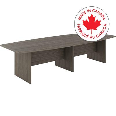 Boardroom Table-Newland Boat Shaped 120X48 Absolute Acajou - NL120BT ACJ