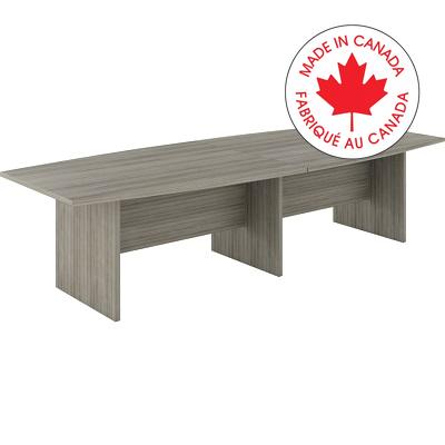 Boardroom Table-Newland Boat Shaped 120X48 Noce Grigio - NL120BT NGL