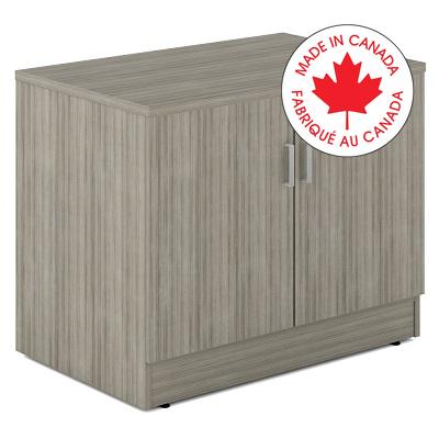 Storage Cabinet With Top-Newland 36X24 Noce Grigio - NL3624SCT NGL