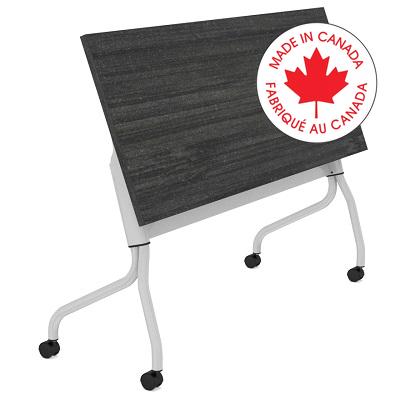 Training Table-Newland Flip-Top 60X24 Asian Night - NL6024FT ASN
