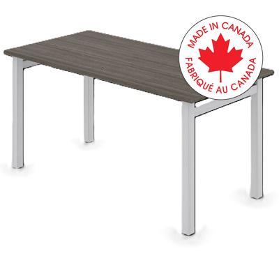 Table-Newland, H Legs 60" X 29-7/10" Absolute Acajou - NL6030DHL ACJ TTU