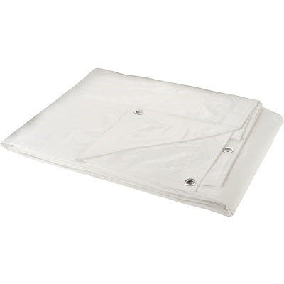 Tarp-Heavy Duty, 6Mil Polypropylene, 8' X 10', White - NN386