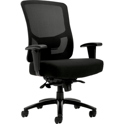 Chair-Raven Synchro-Tilter, Heavy Duty Mesh, Black - OTG10703B