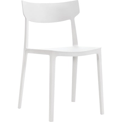 Chair-Stacking Kylie Armless, White - OTG11355W