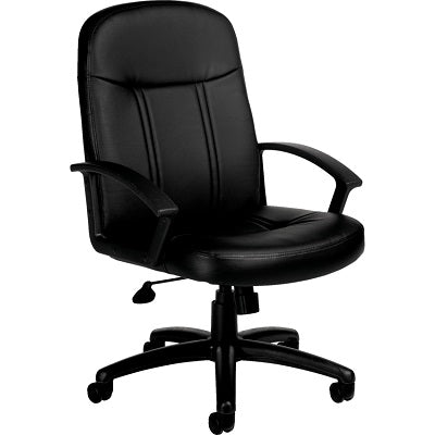 Chair-Tilter Altona Hi-Back, Leather/Mock Leather, Black - OTG11616B