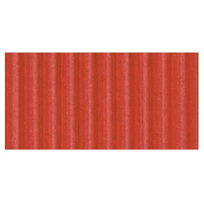 Corrugated Paper Roll-Corobuff, 48" X 25', Flame - P0011031