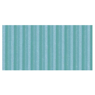 Corrugated Paper Roll-Corobuff, 48" X 25', Azure - P0011161
